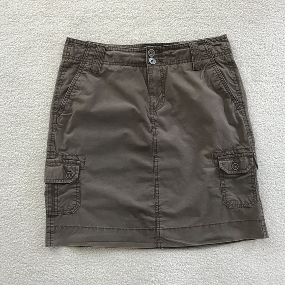 SONOMA BROWN MODERN SKIRT SIZE 4 - Picture 1 of 6